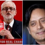 Labour Party leader Jeremy Corbyn (left) calls out 'historic injustice' on Tuesday | Image credit: Reuters | Congress MP Shashi Tharoor
