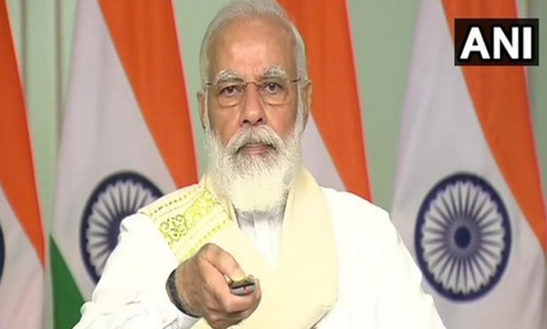 PM Modi on Monday inaugurated submarine optical fibre cable that will connect Chennai and Port Blair.