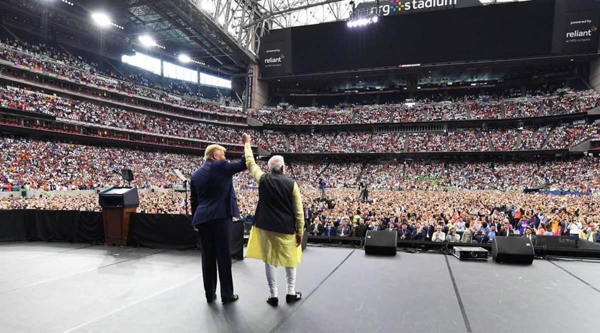 The 'Howdy Modi' event was held at NRG Stadium, Houston.