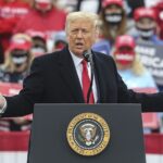 Trump rallied in Pennsylvania on Monday with 3 campaign stops.