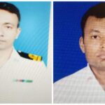 Lt Rajiv Jha and Petty Officer Sunil Kumar