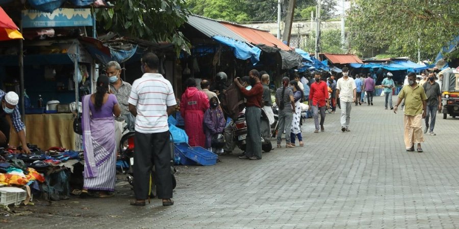 A scene from Ernakulam market.
