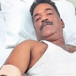 ASI Gireesh Kumar who sustained injuries after Vishnu Aravind