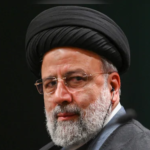 Wreckage of President Ebrahim Raisi's helicopter scattered on a mountainous slope in Varzaghan, northwestern Iran.