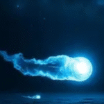 Illustration of interstellar comet 3I/ATLAS with NASA detecting the chemical fingerprint of water in deep space