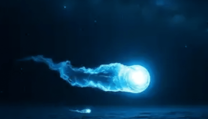Illustration of interstellar comet 3I/ATLAS with NASA detecting the chemical fingerprint of water in deep space