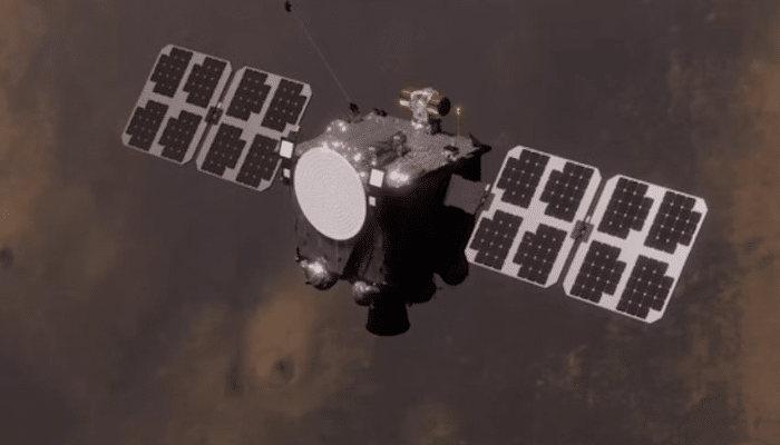 NASA ESCAPADE twin orbiters traveling to Mars to study the atmosphere and magnetic field