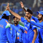 Virat Kohli batting during India vs South Africa 1st ODI 2025 at JSCA Stadium in Ranchi, where India won by 17 runs